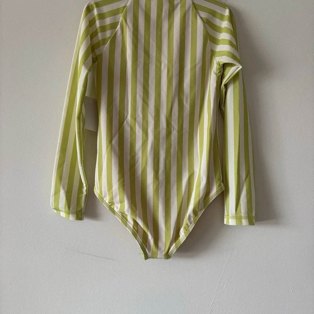 J Crew Crewcuts Girls Zip-Up Rash Guard UPF 50+ Swimsuits Size 8~LOT OF 2~ NWT